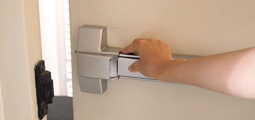 Roller Gate Panic Bar Installation in San Diego Country Estates, California
